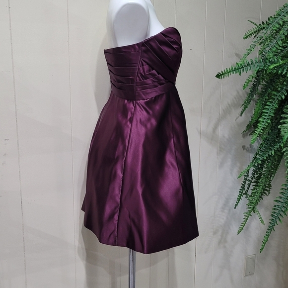 Bill Kevkoff Bridesmaid Prom Party Strapless Dress Size 4 - Picture 6 of 12